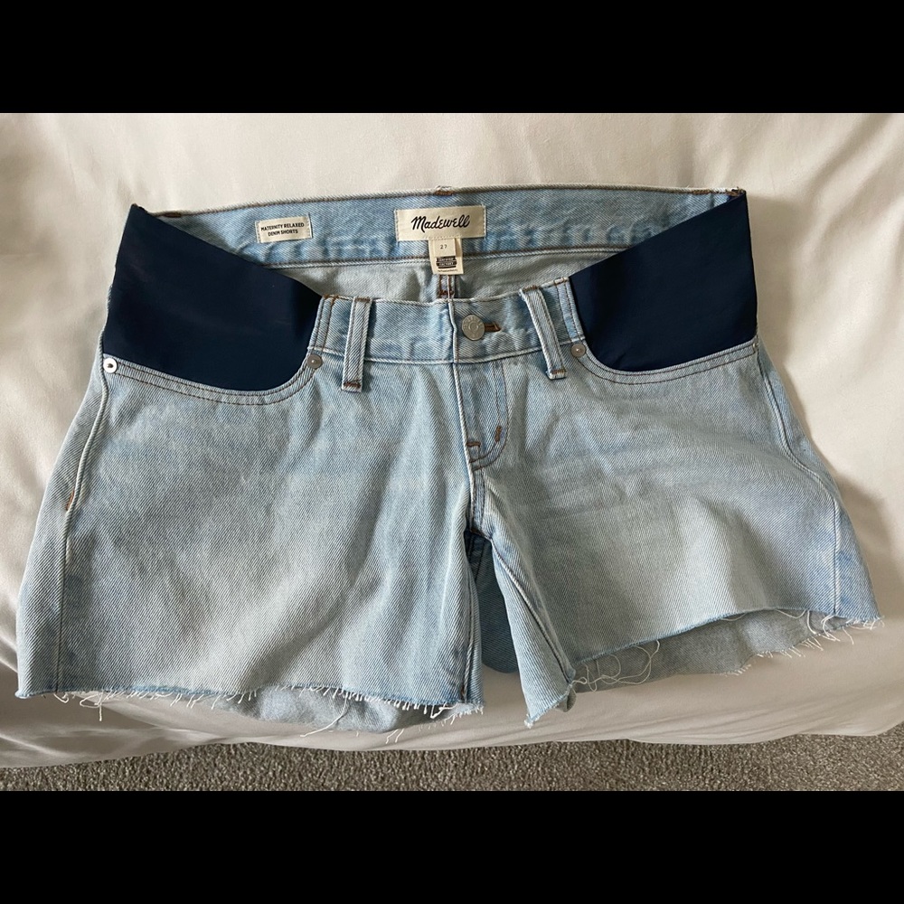 Madewell maternity relaxed fit shorts NWT